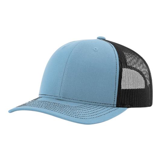 Richardson 112 Hat - Light Blue / Black